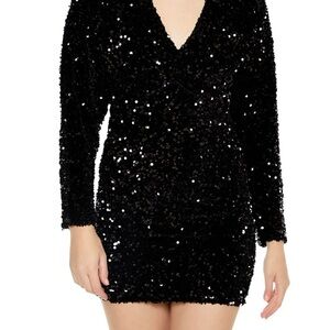 Forever 21 Black Sequin Dress